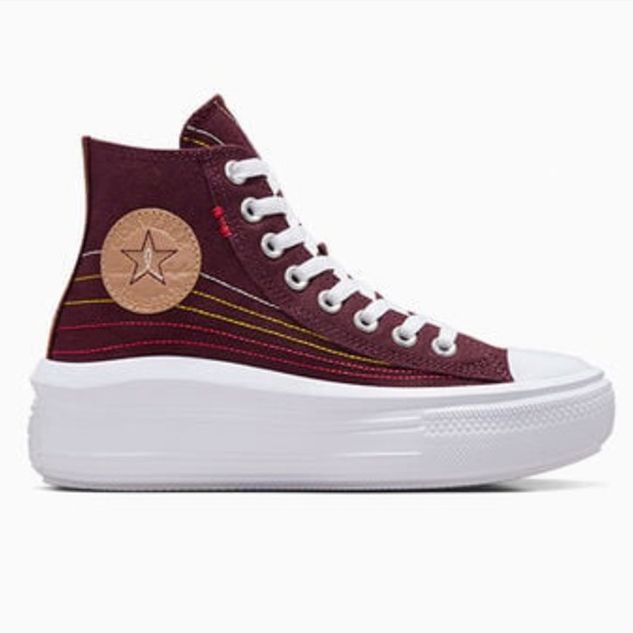 NWT Converse Chuck Taylor All Star Move Platform Western Stitch HIGH TOP SHOE